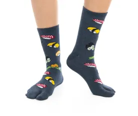 1 Pair - V-Toe Flip Flop Tabi Socks - Sushi Socks