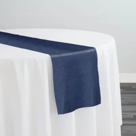 10pcs - Premium Poly (Poplin) Table Runner 14"x108" - Navy 1245