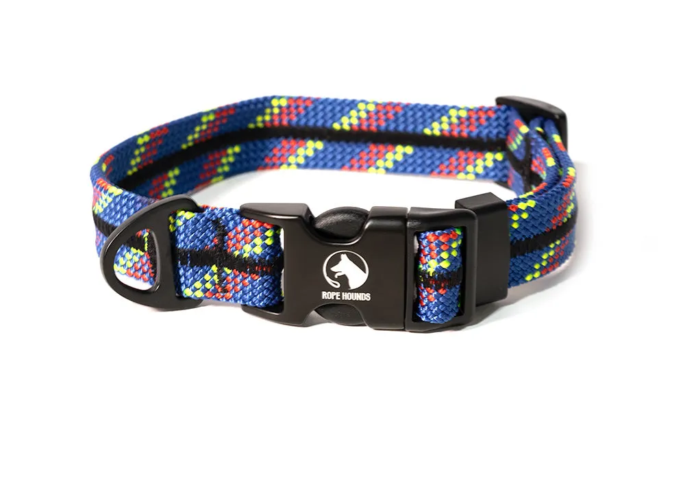 Adventure Dog Collar - Blues