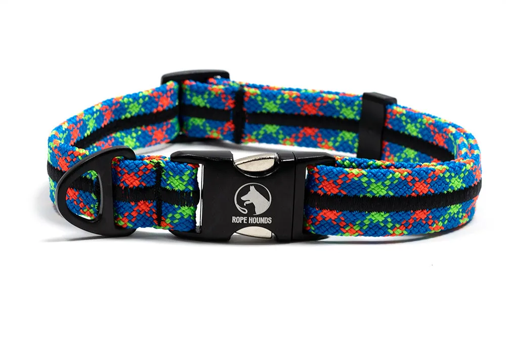 Adventure Dog Collar - Blues