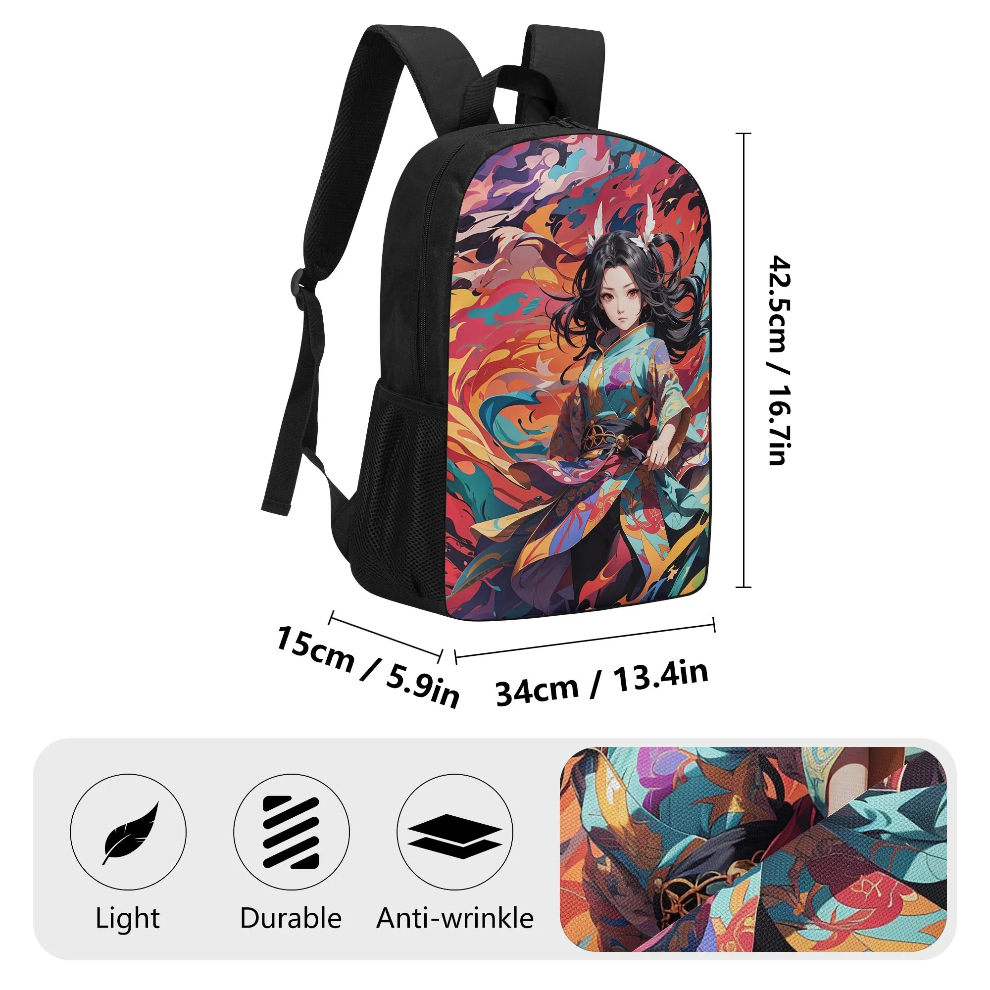 Anime backpacks for Middle school and High School | Trendy Fan Gear for Teenagers | Slayer of Demon -Nezuko