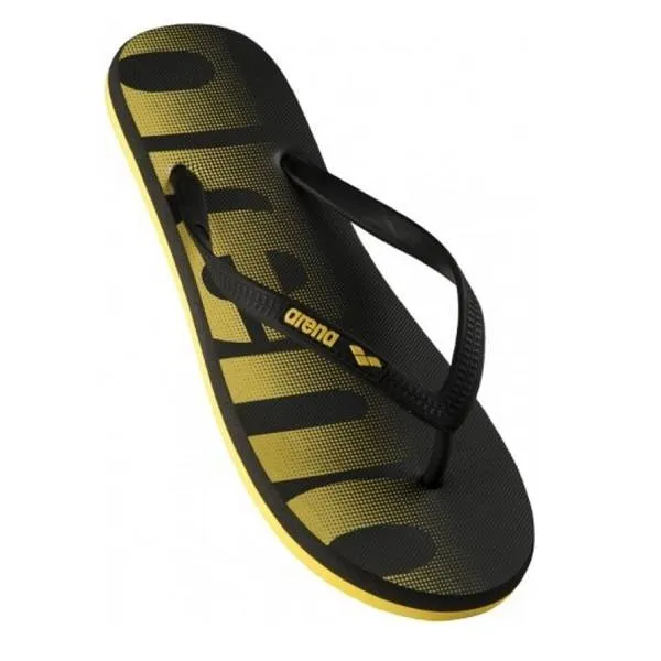 Arena Men's Beach Slippers Crawl Yellow/Black 1E77053