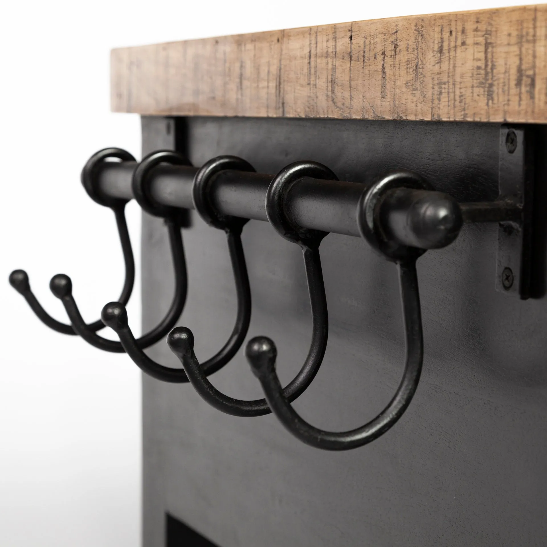 Columbia Kitchen Island Black