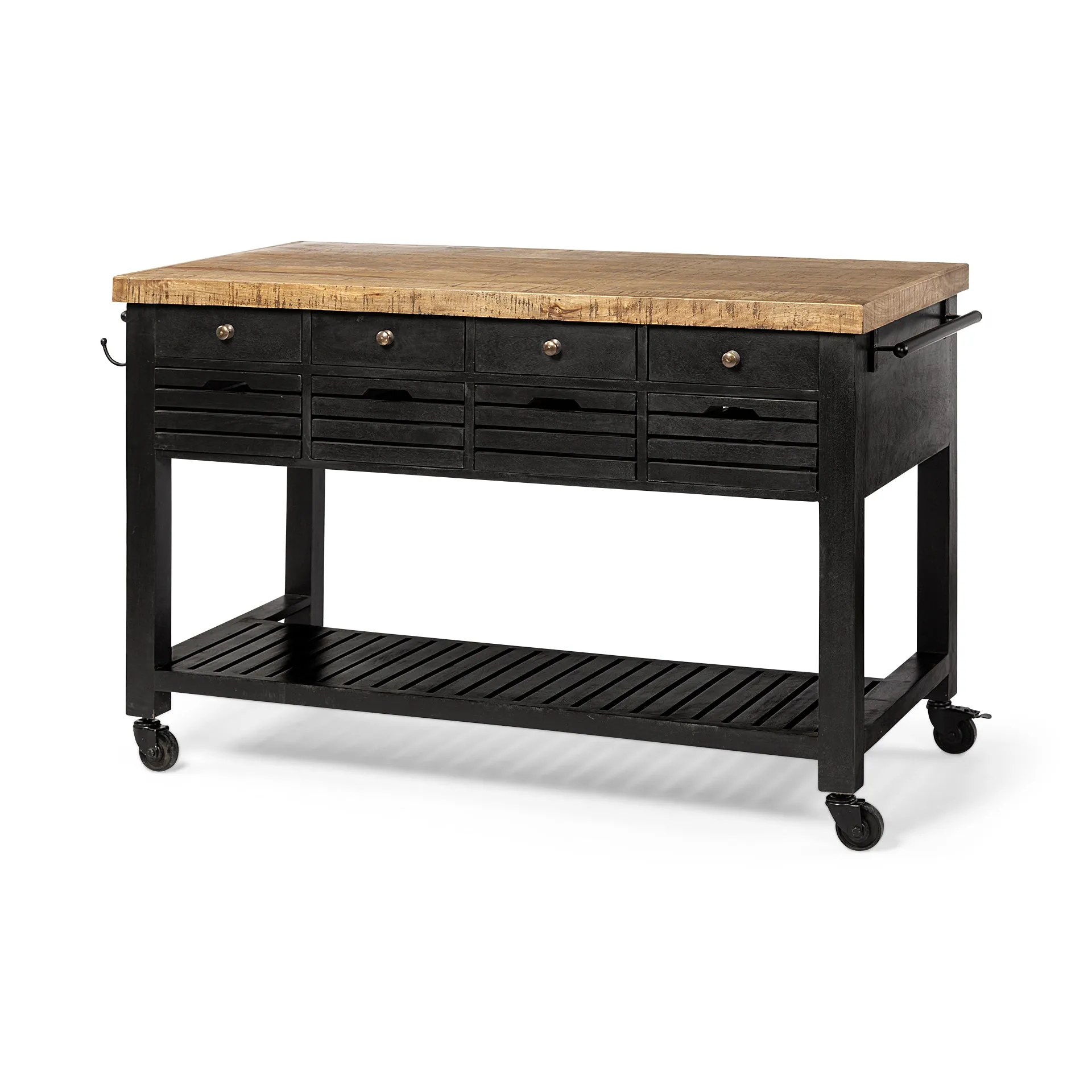 Columbia Kitchen Island Black