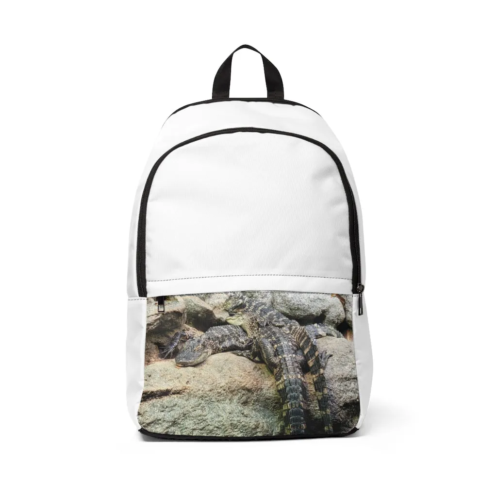 Crocodiles Unisex Fabric Backpack