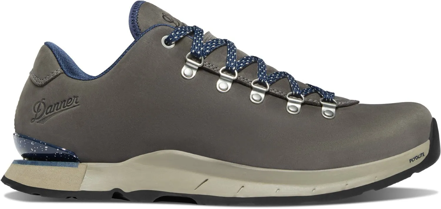 Danner Mens Mountain Overlook Charcoal Leather Hiking Shoes