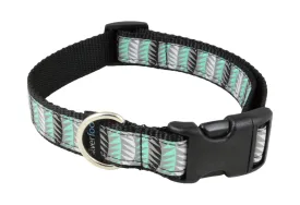 Dog Clip Collar - Jungle Leaf Teal