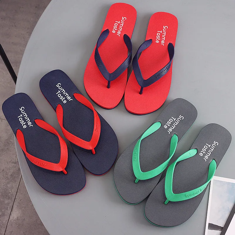 Flip Flops Beach Shoes Men Thong Sandals Summer