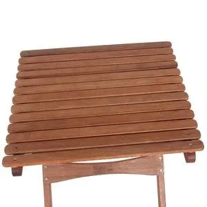 Folding Wood Camp Table