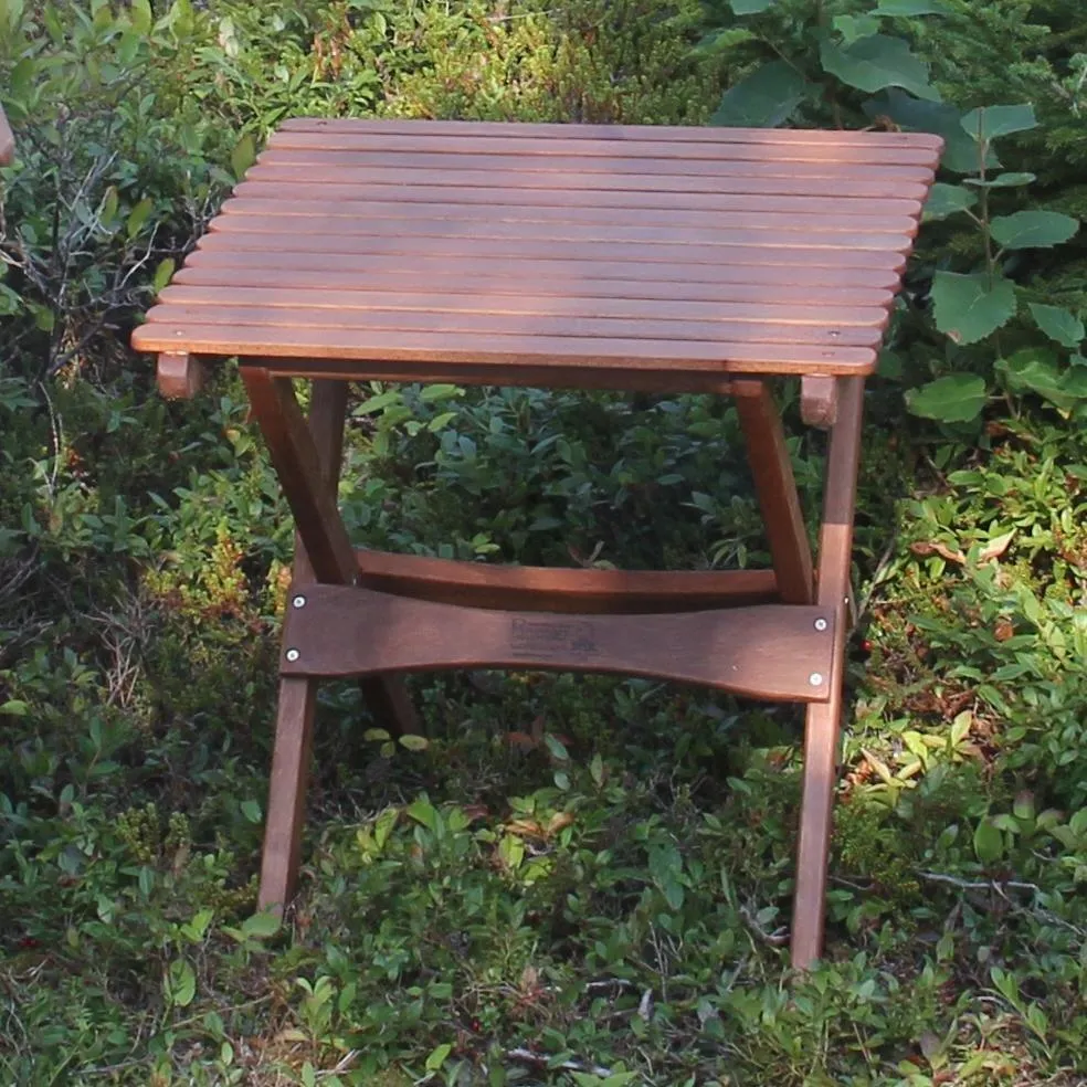 Folding Wood Camp Table