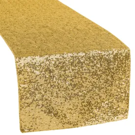 Glitz Sequin Table Runner - Gold