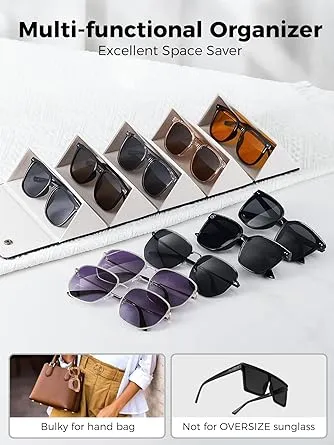 Leather Sunglasses Organizer