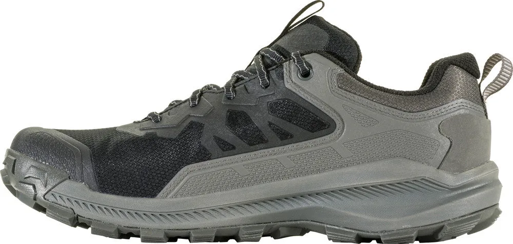 Men's Oboz Katabatic Low Waterproof Color: Charcoal