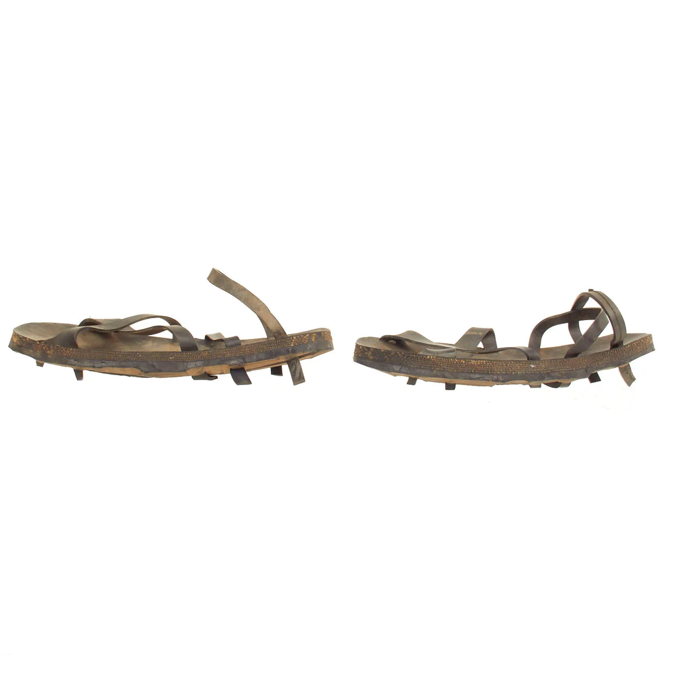 Original Vietnam War Viet Cong Ho Chi Minh Rubber Tire Sandals - 1 Pair