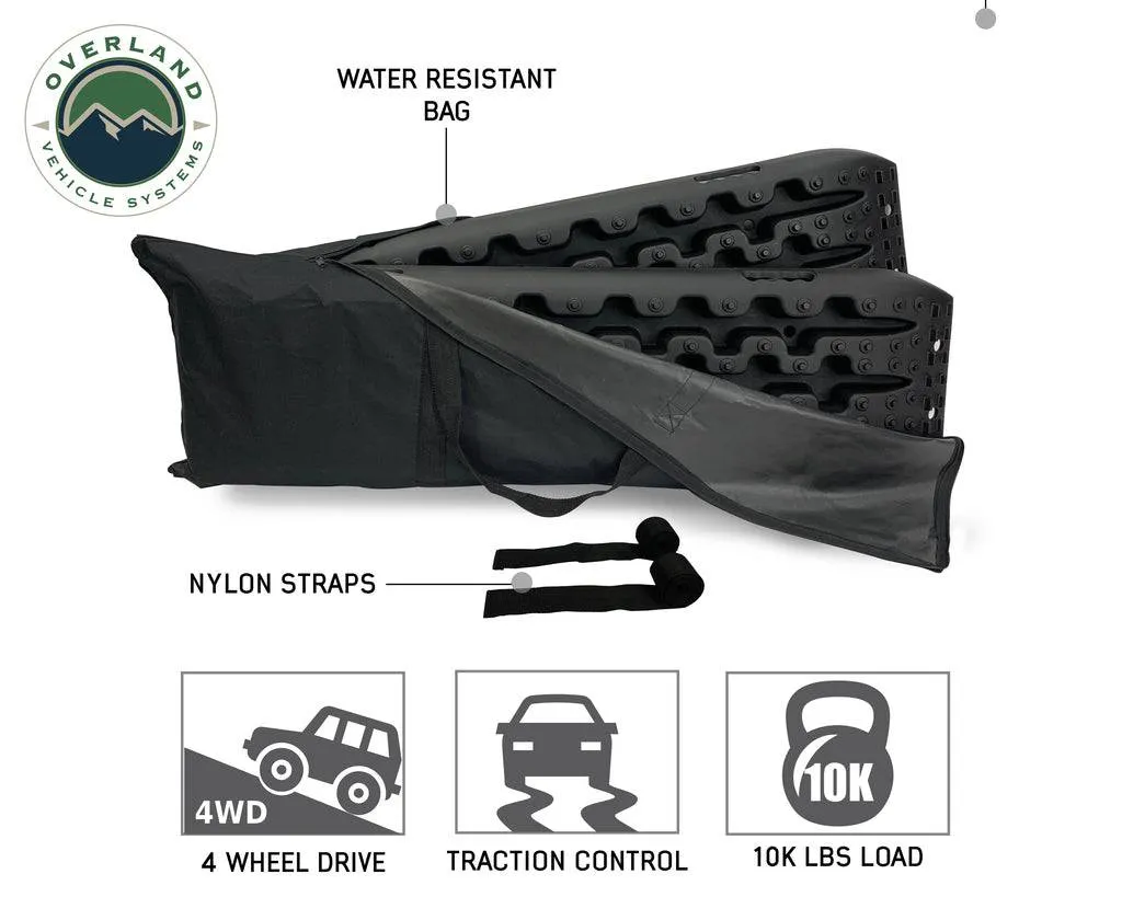 Overland Vehicle Systems Combo Kit with Recovery Ramp and Multi Functional Shovel | Universal