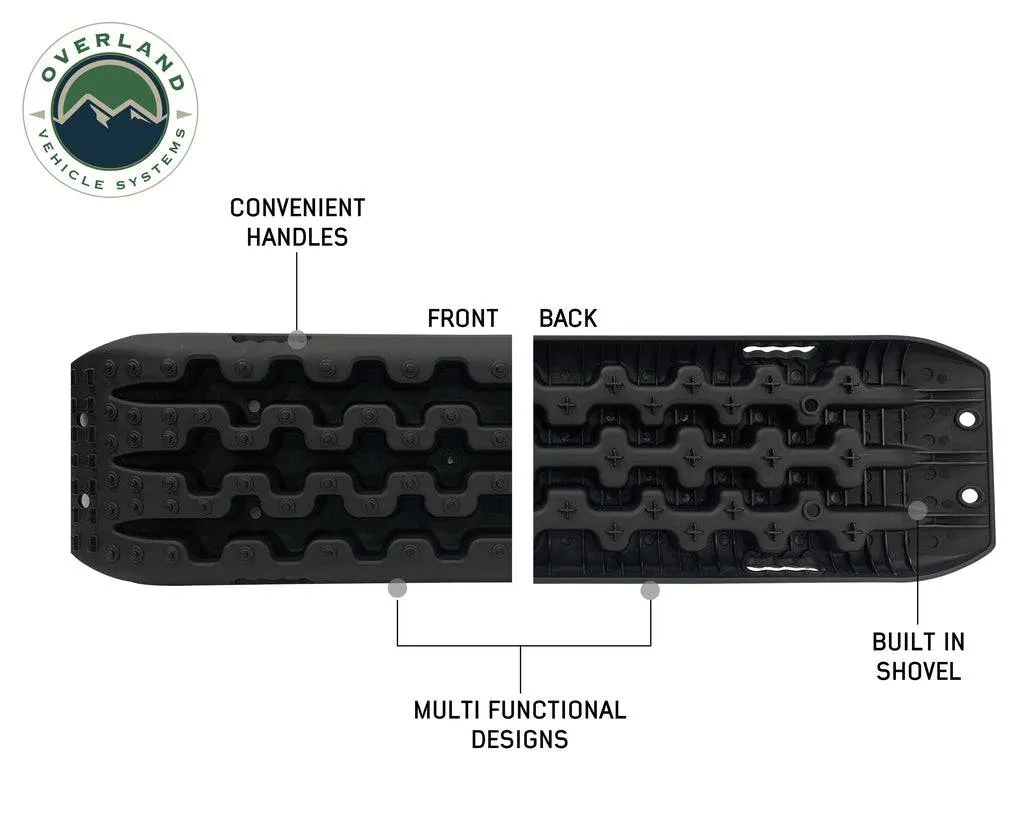 Overland Vehicle Systems Combo Kit with Recovery Ramp and Multi Functional Shovel | Universal