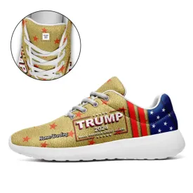 Personalized Trump Design Sneakers, Custom Lace-up Running shoes, Support Gift