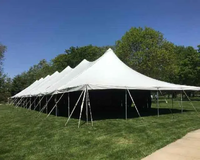 Pole Tent 30' x 120' White