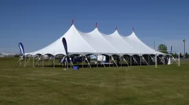 Pole Tent 40' x 100' White