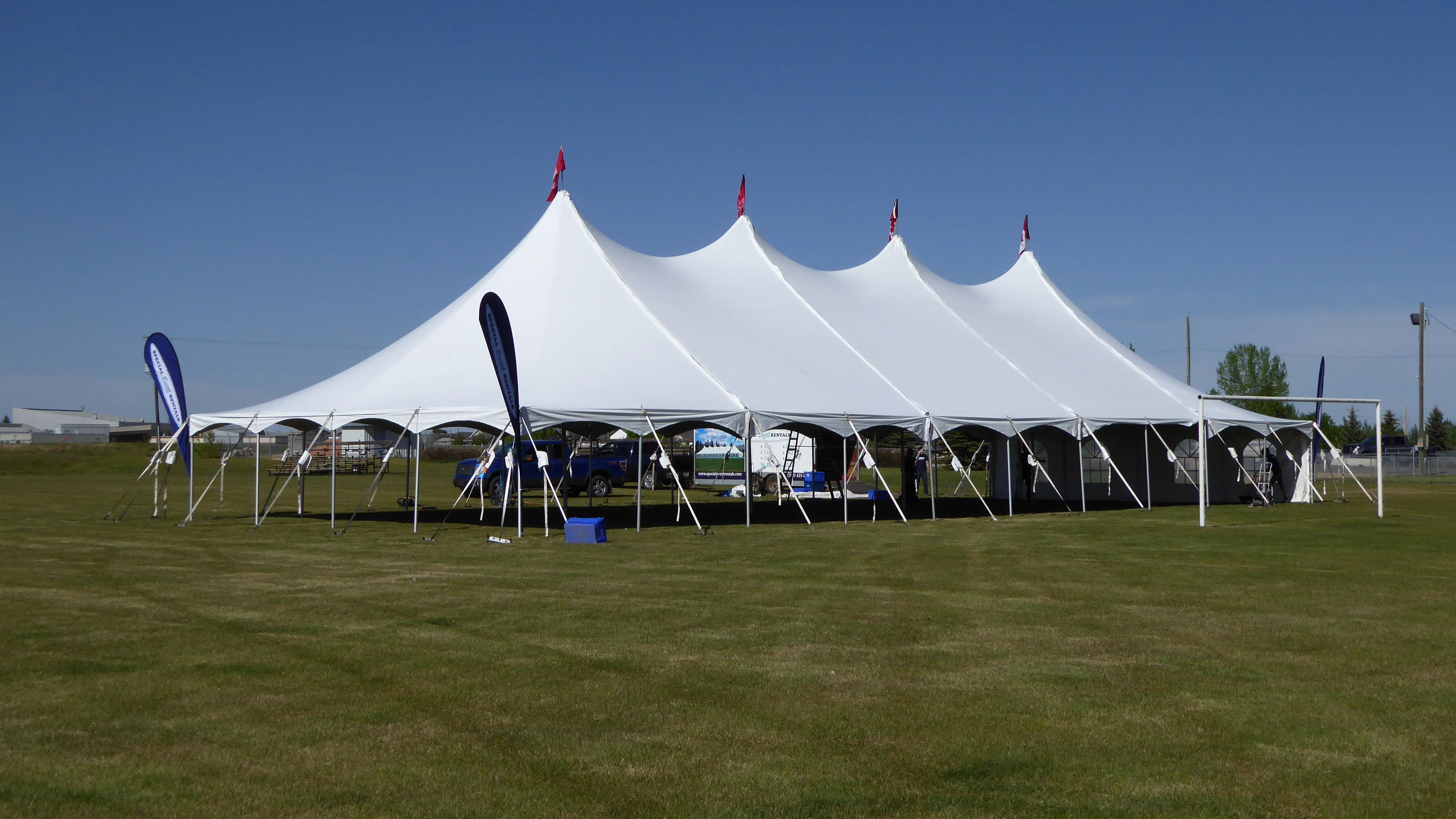 Pole Tent 40' x 100' White