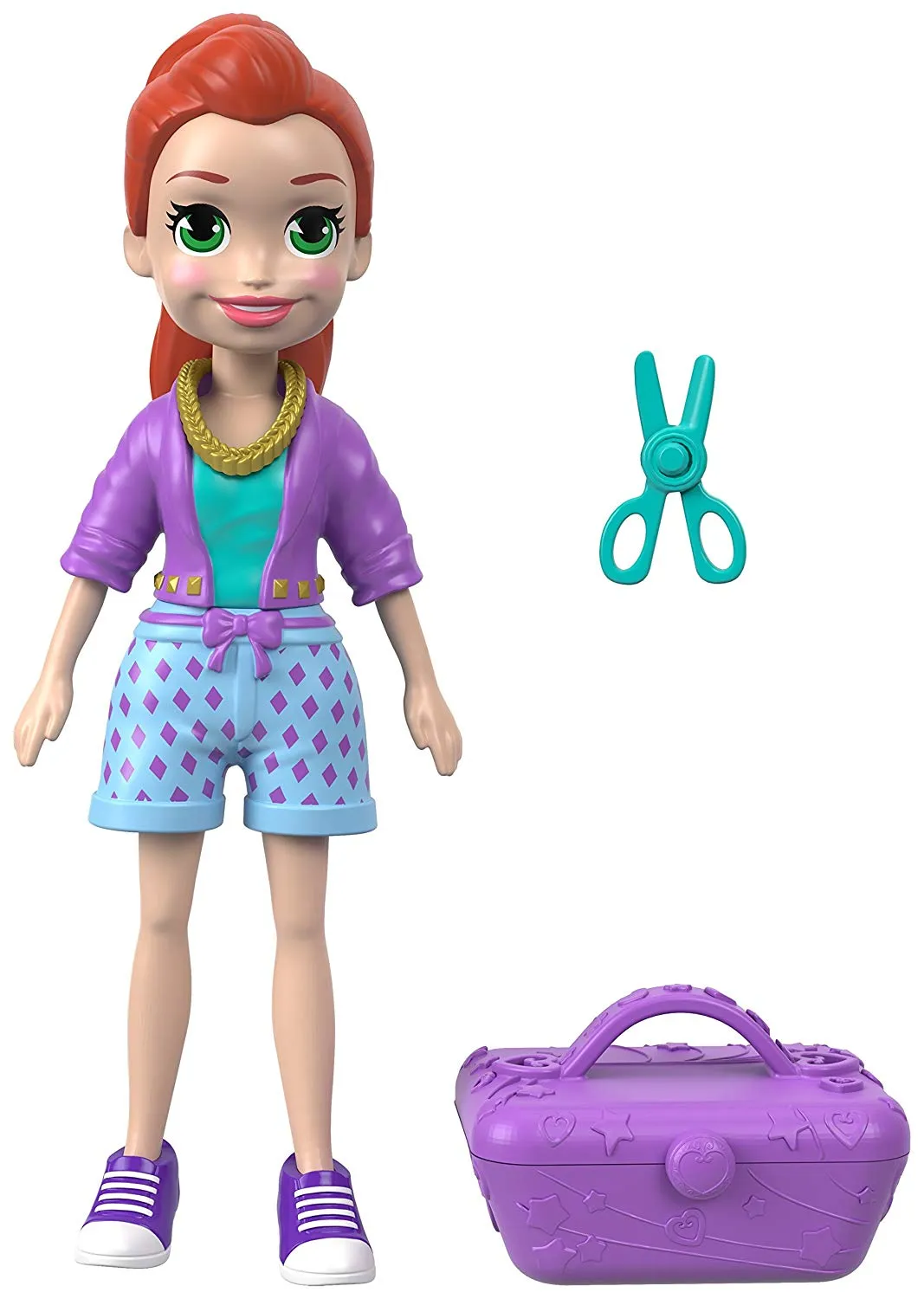 Polly Pocket Active Pose Doll, Lila