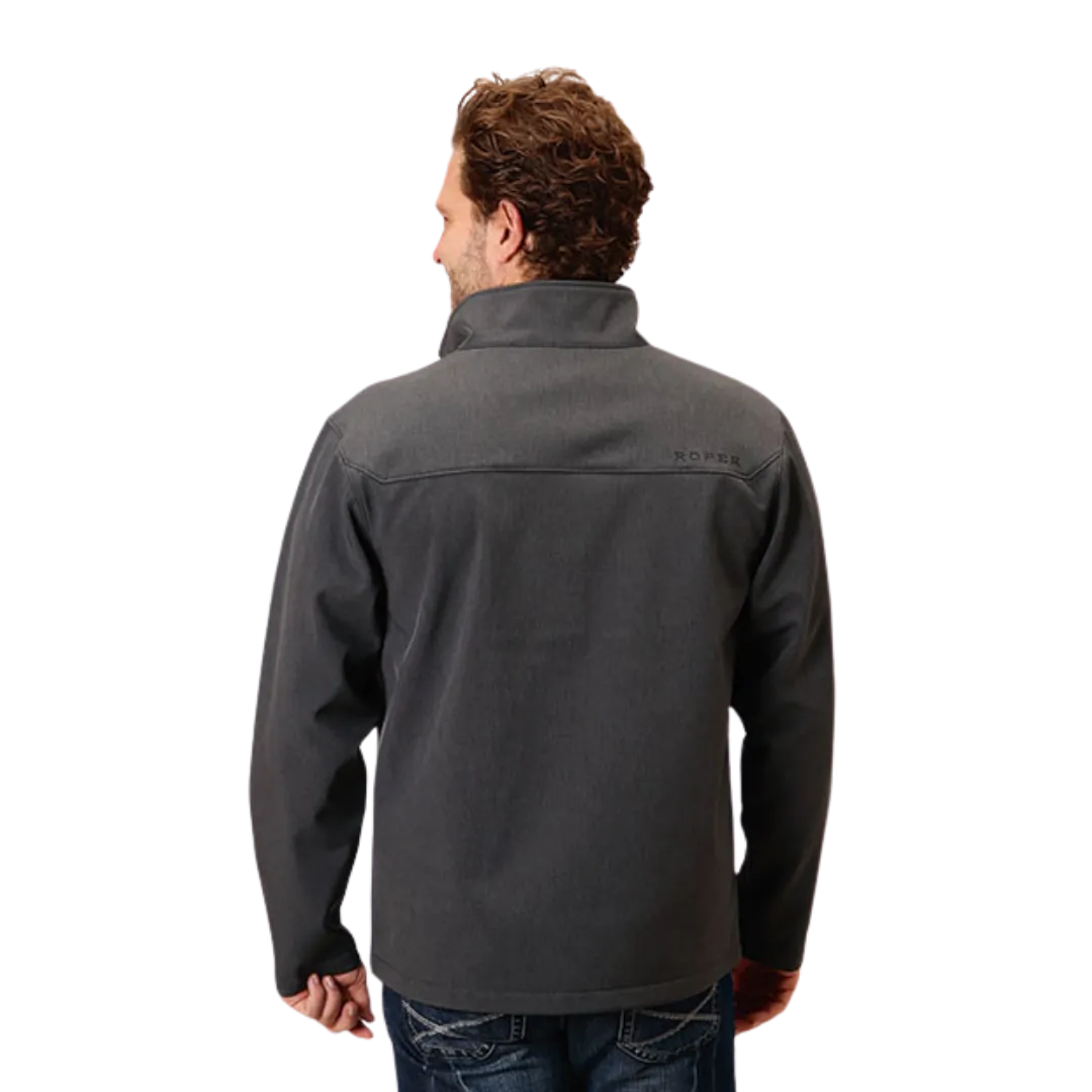 Roper Men's Heather Soft Shell Grey Jacket