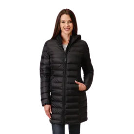 Roper Women's Nylon Proof Coated Black Jacket