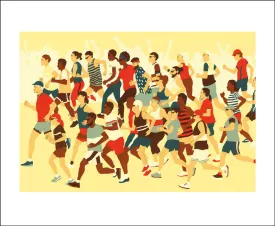 Runners Greetings Card