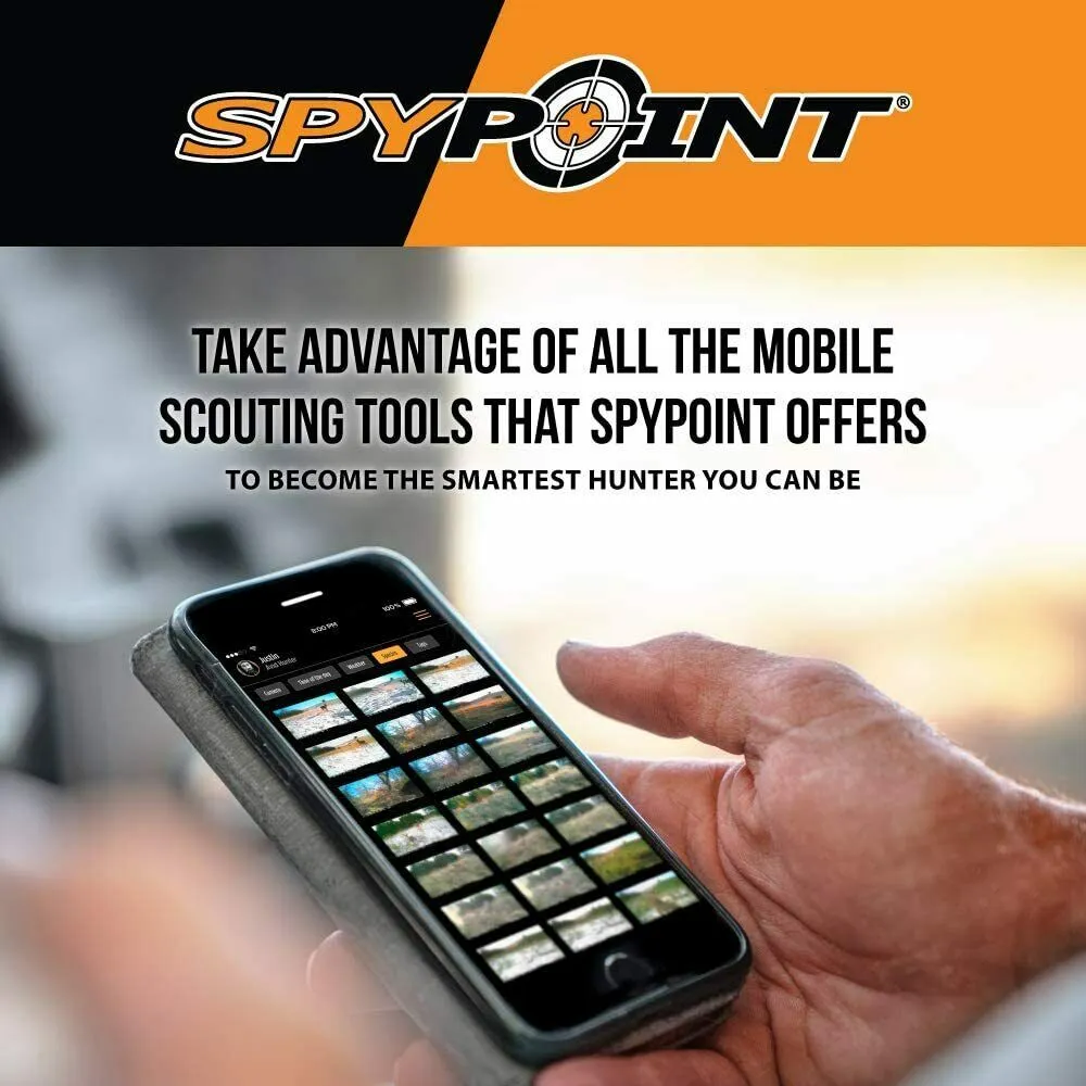 Spypoint LINK-MICRO-S-LTE Solar Cellular Trail Camera with Rechargeable Battery