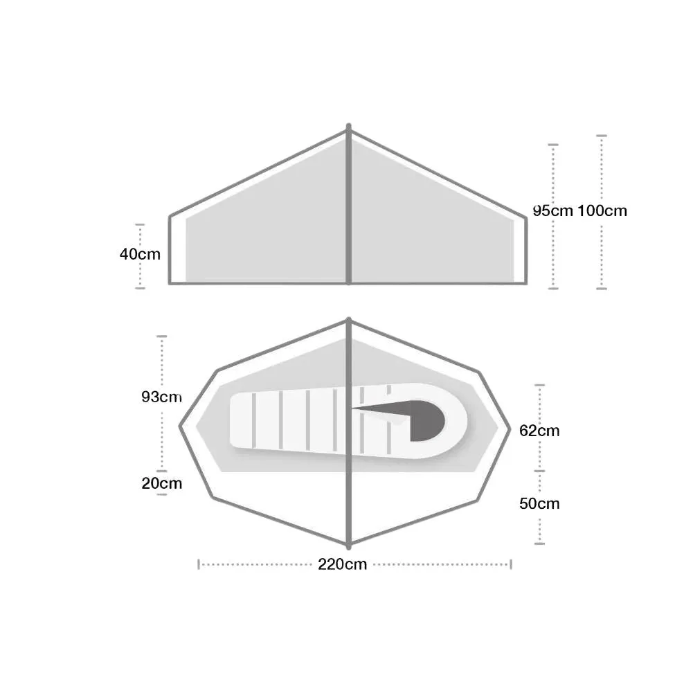 Terra Nova Laser Compact 1 Tent - 1 Man Lightweight Tent (2023)