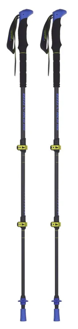 Viking Carbo Lite Trekking Poles Black/Lime