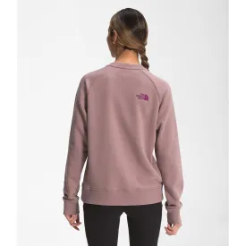 W Sim Logo Raglan Crew Twilht Mauve