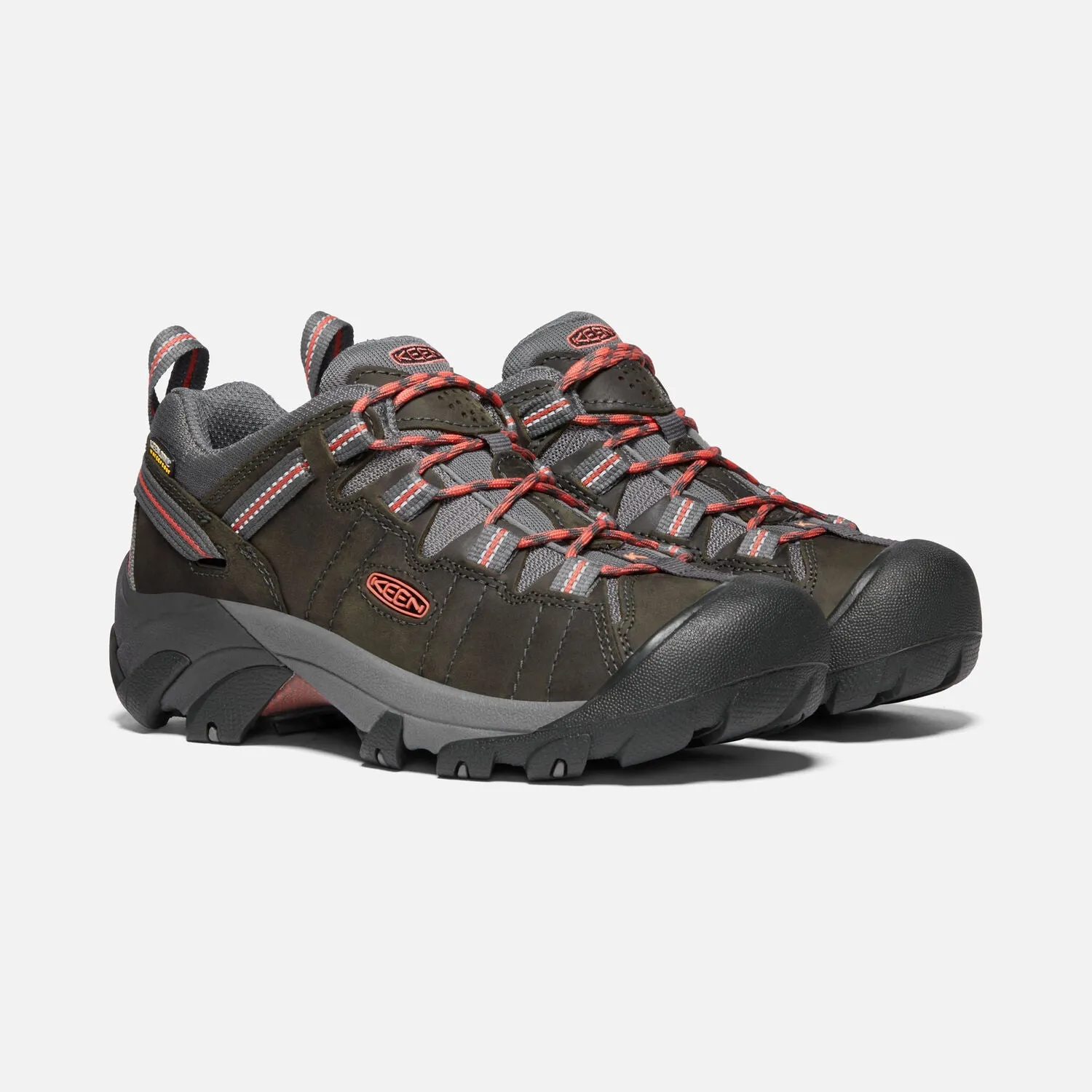 Women's Keen Targhee II Waterproof Color: Magnet/Coral