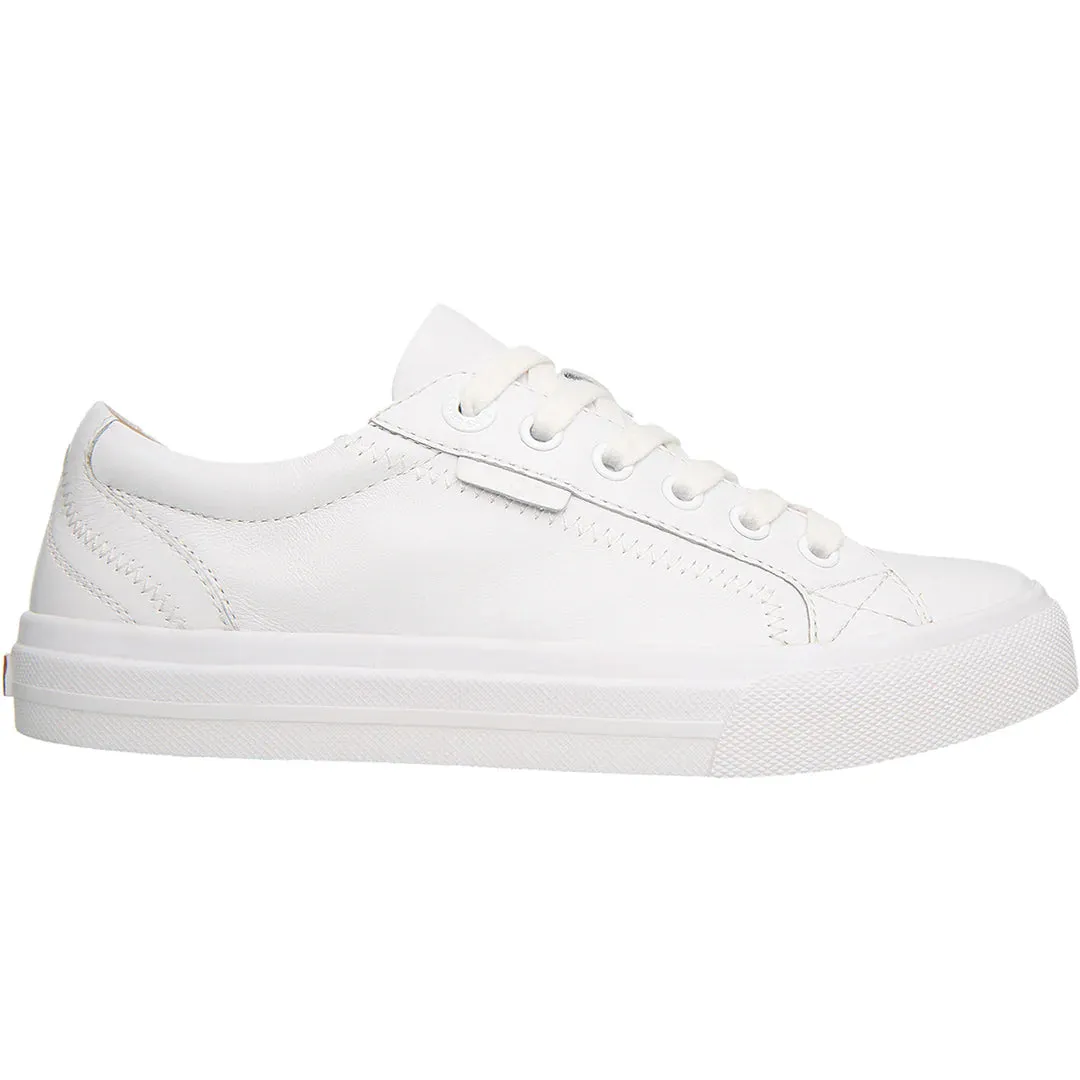 WOMEN'S TAOS PLIM SOUL LUX SNEAKER | WHITE LEATHER